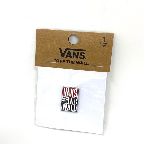 Vans Off The Wall Pins Red Black White Color - Picture 1 of 3